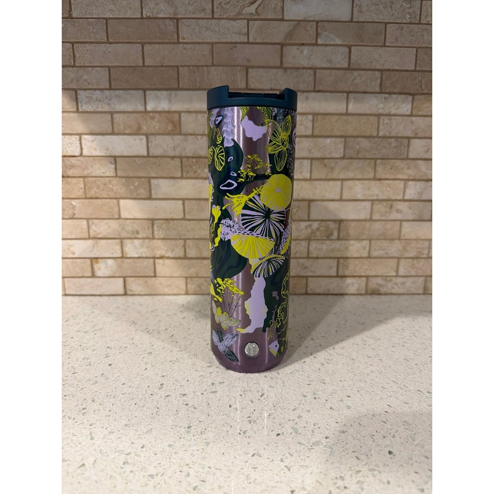Starbucks Ocean Floral Stainless Steel Tumbler‎ 20oz